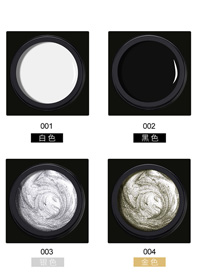 小黑瓶拉丝胶四色套装